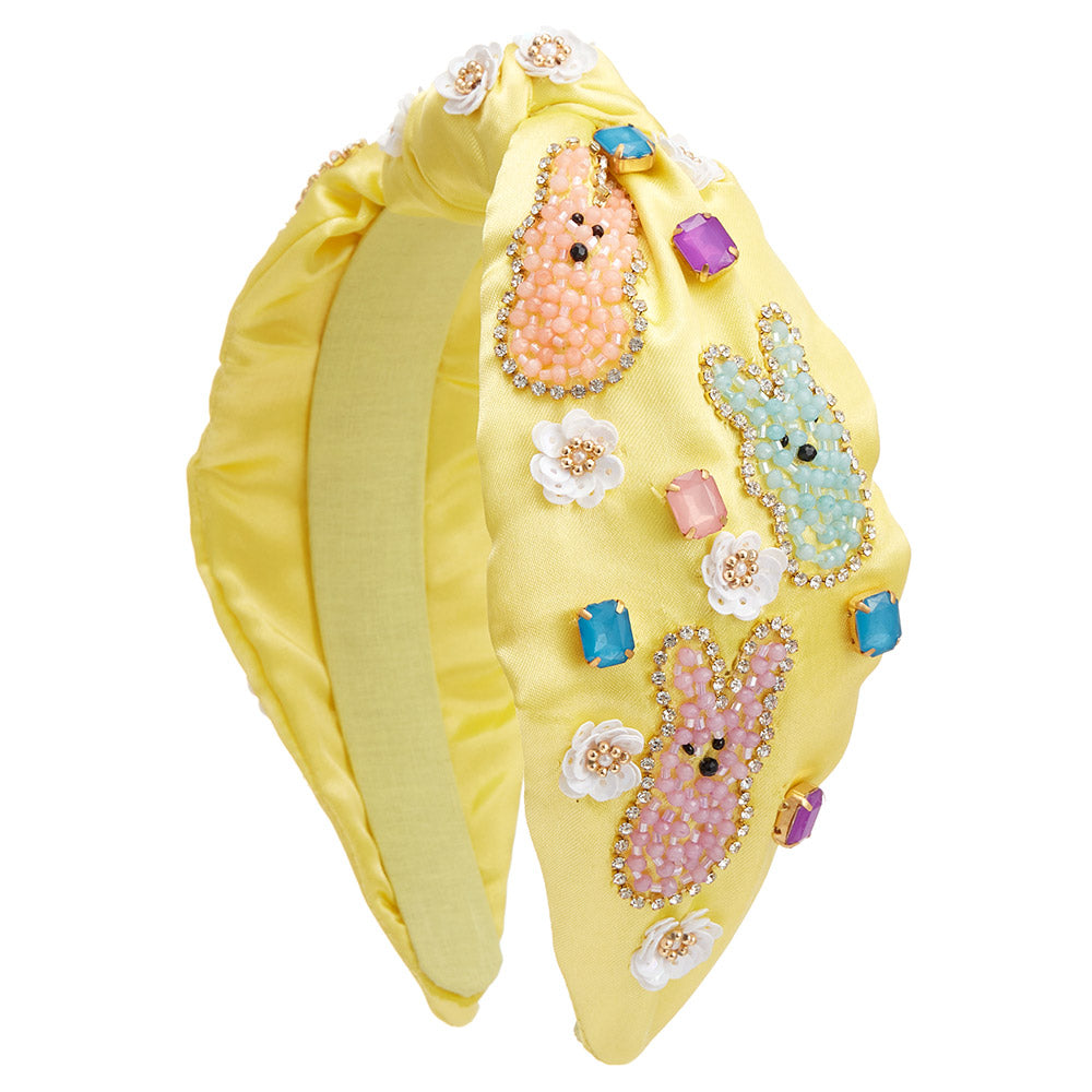 Play Bunny Peeps Seed Bead Headband