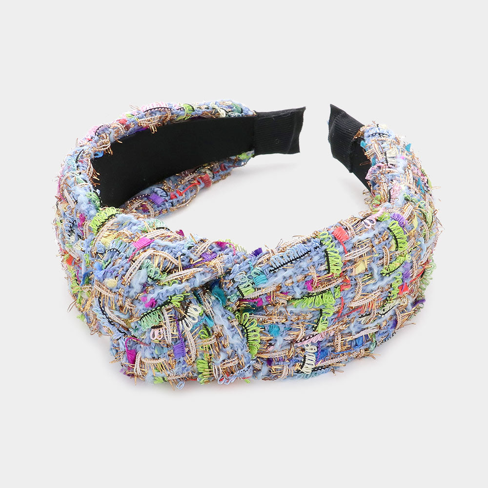 Tweed Knotted Headband