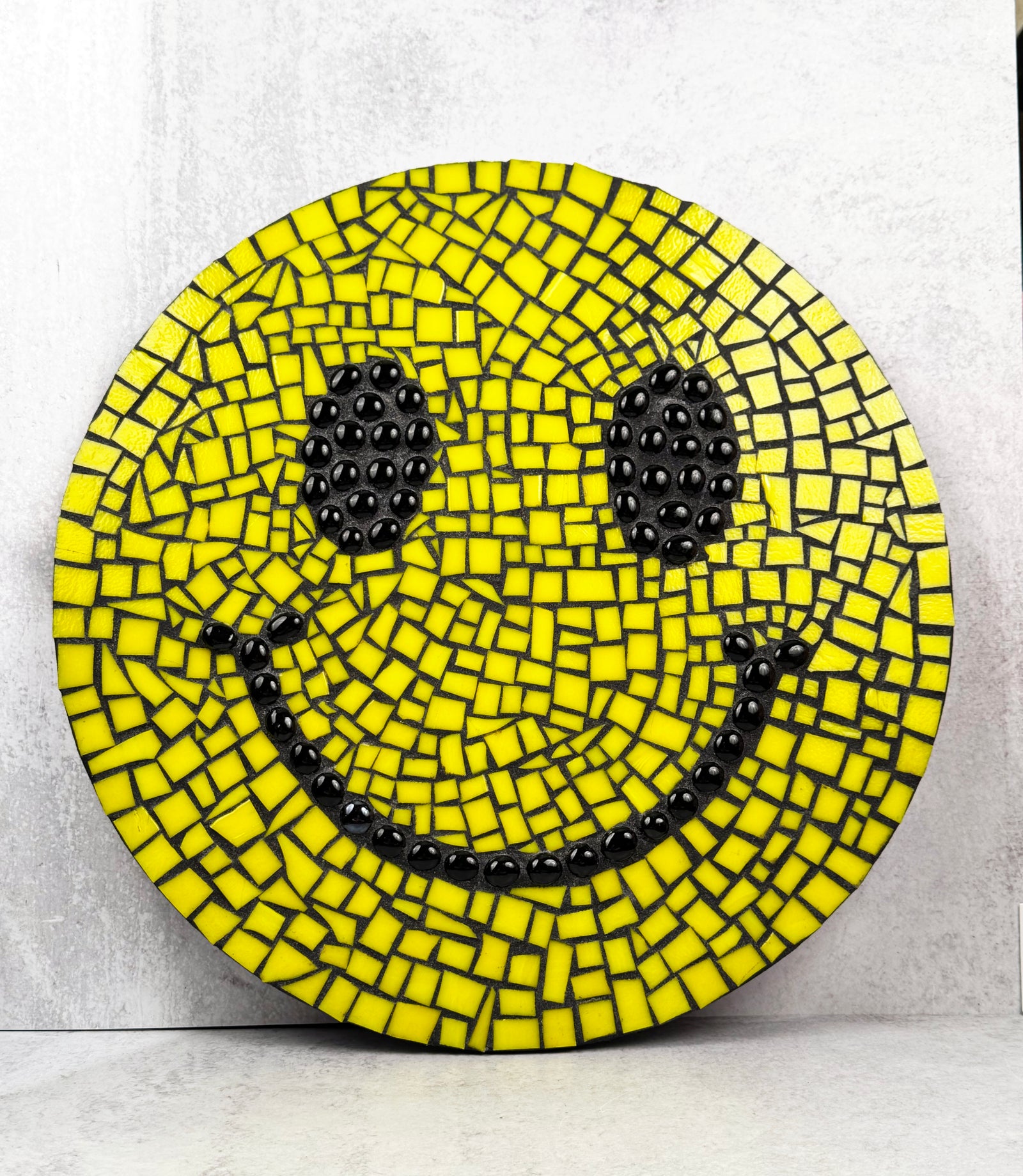 Smiley Face Glass Mosaic