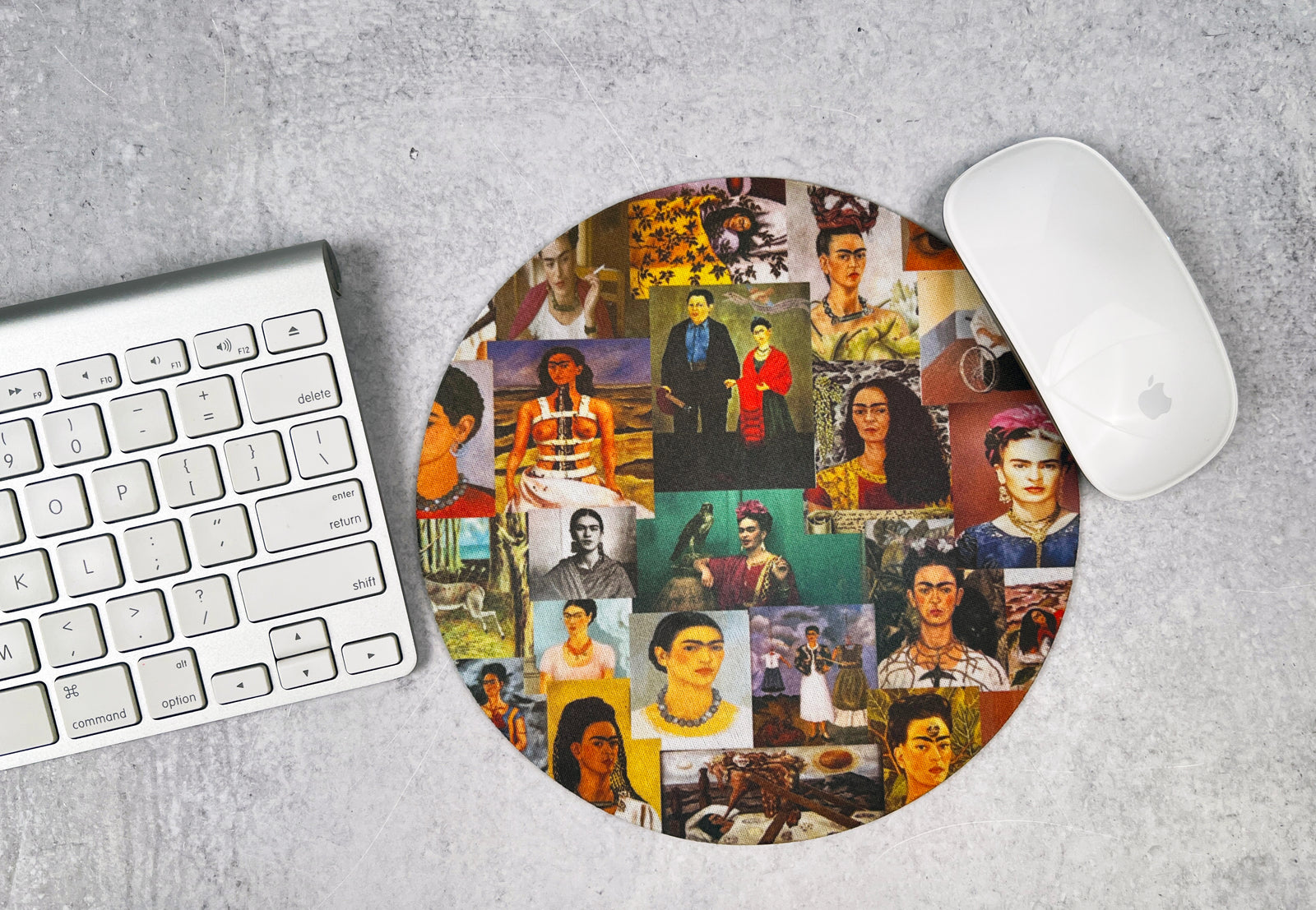 Frida Kahlo 'collage' Mouse Pad