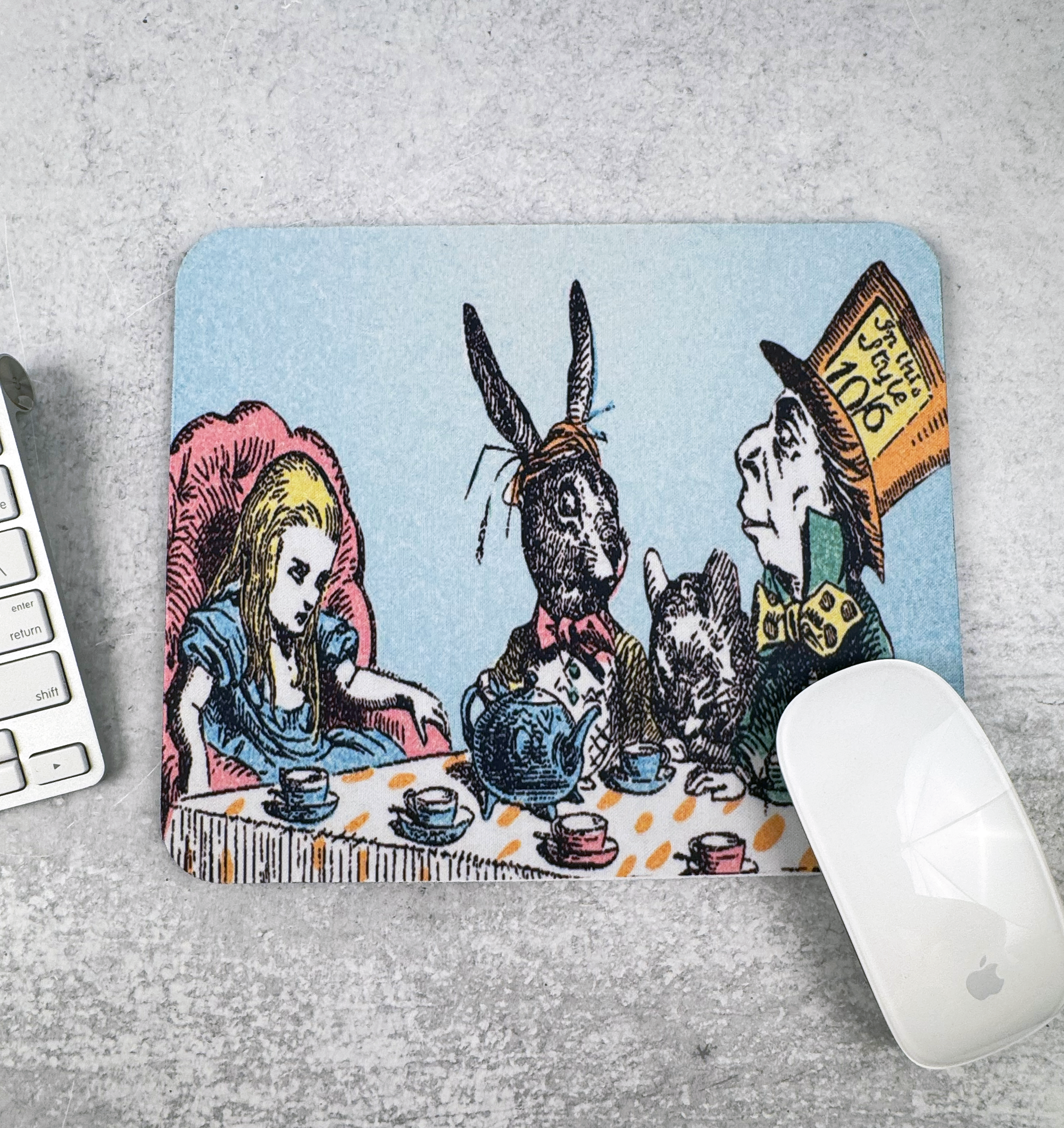 Alice in Wonderland Tea Party Mousepad