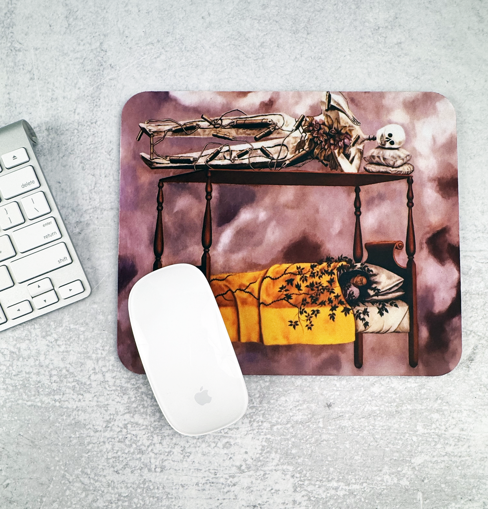 Frida Kahlo 'The Dream' Mousepad
