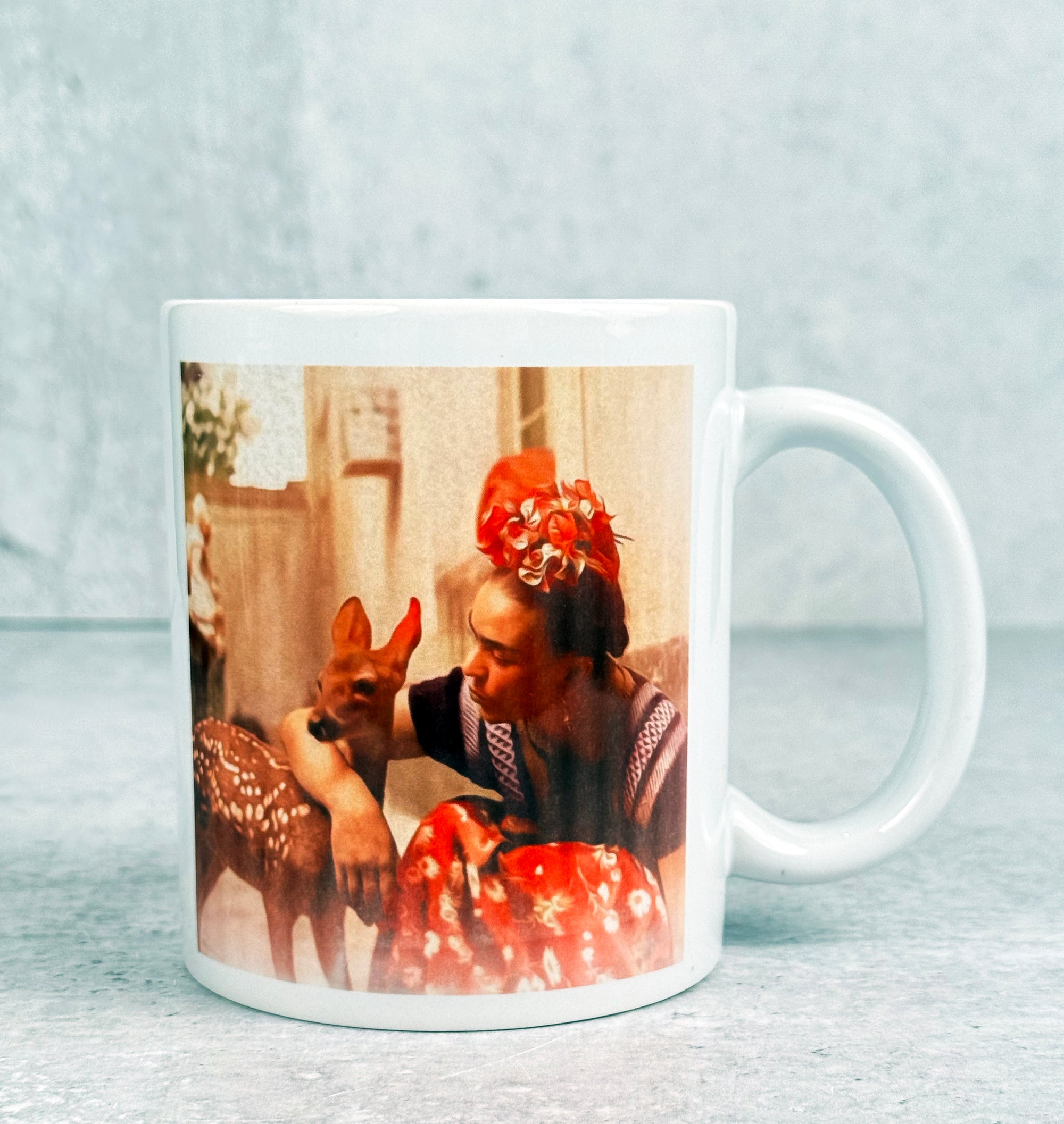 Frida Kahlo with Deer Mug