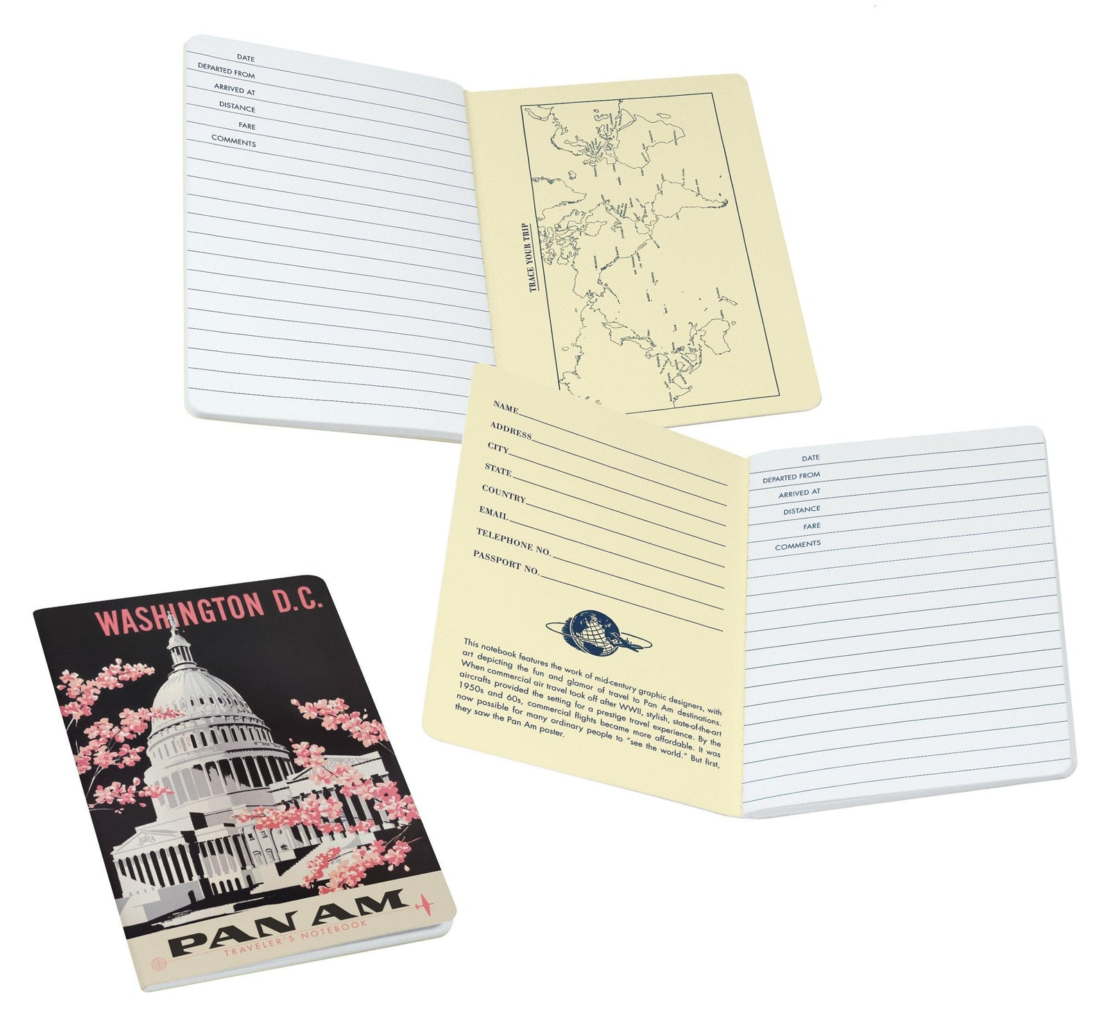 Pan Am Washington D.C. Notebook