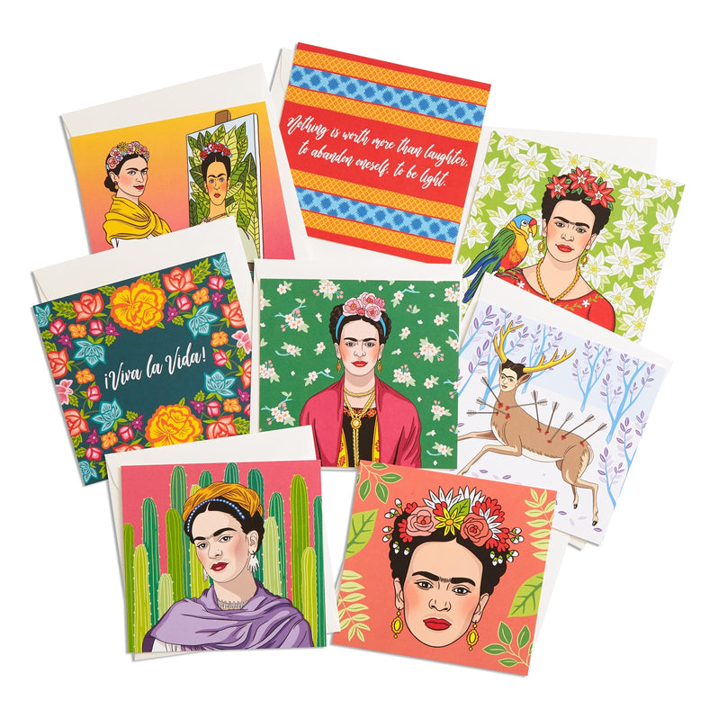 Frida Kahlo Square Boxed Blank Note Cards
