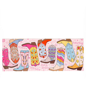 Cowgirl Boots Panoramic Puzzle
