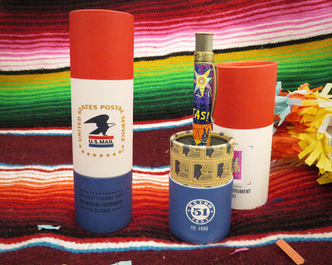 Retro 51 Limited Edition USPS Tornado Popper Piñatas Stamps Rollerball Pen