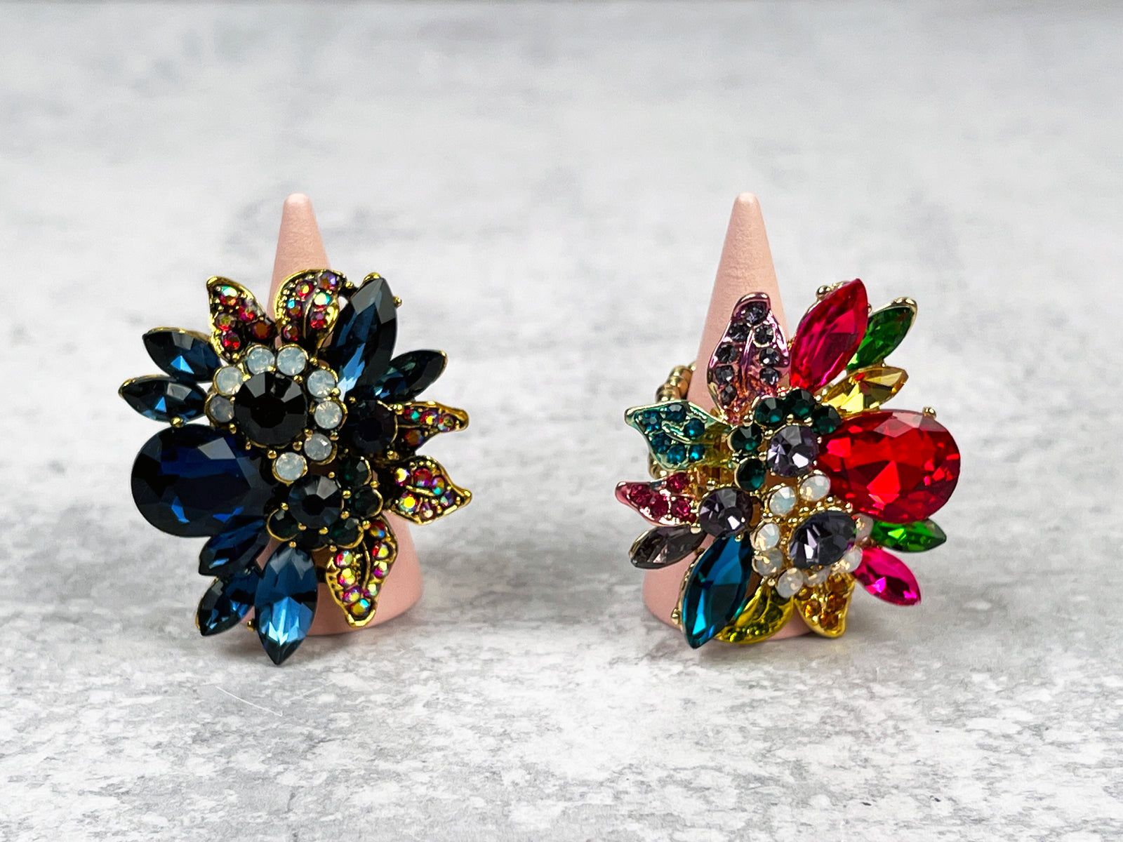 Large Multi-Gem Cocktail Ring
