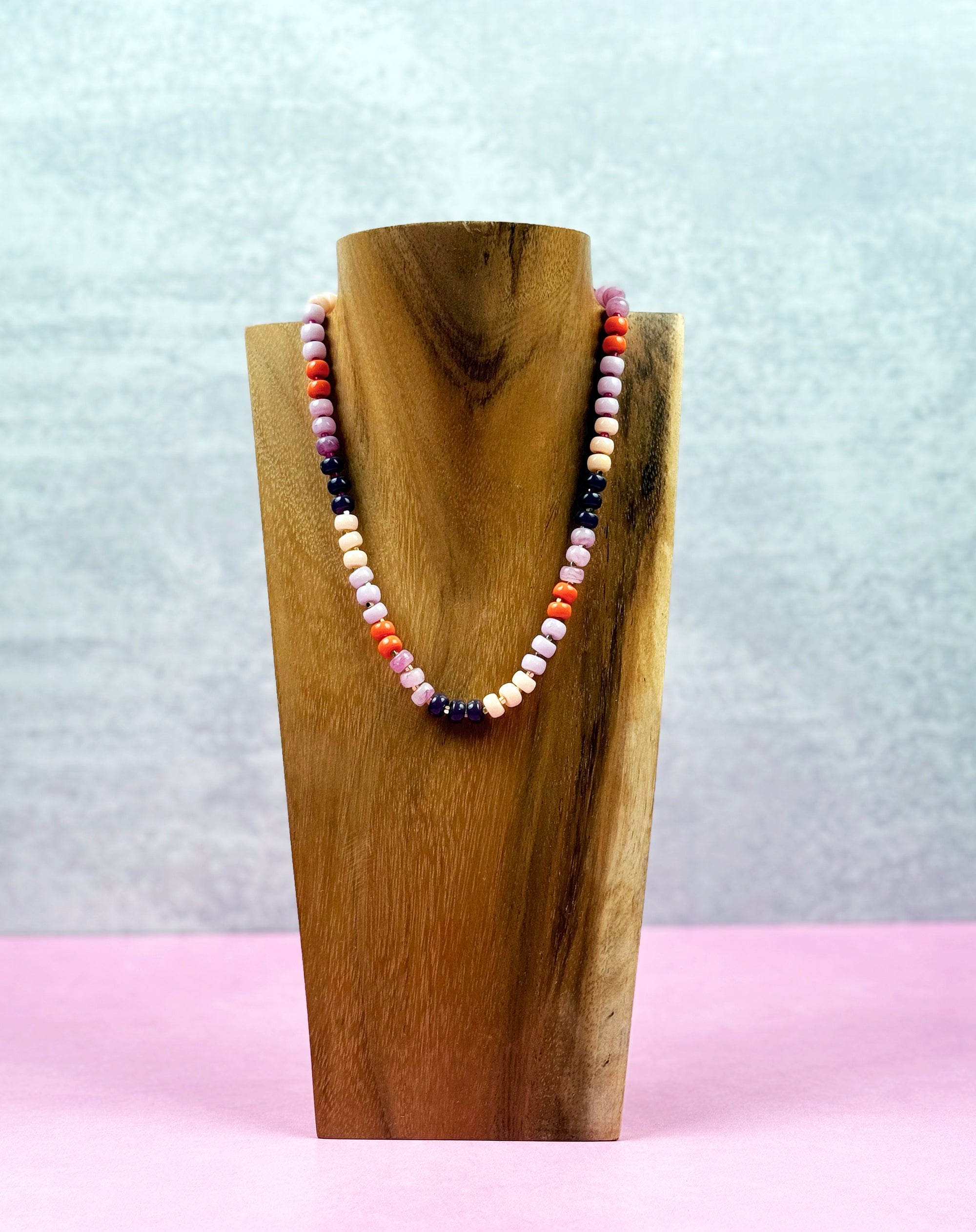 Natural Stone Mix Necklace