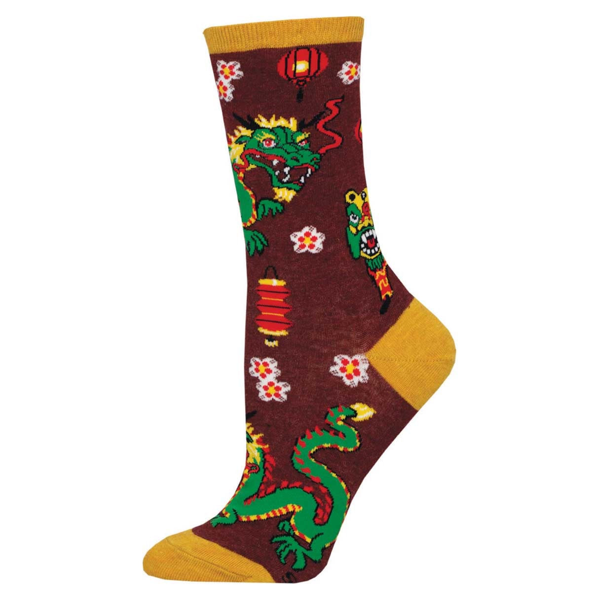 Lunar New Year of the Dragon Womens Socks