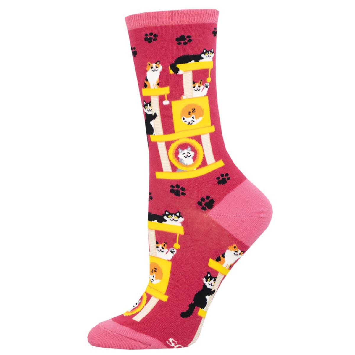 Cats and Cat Tree Womens Socks