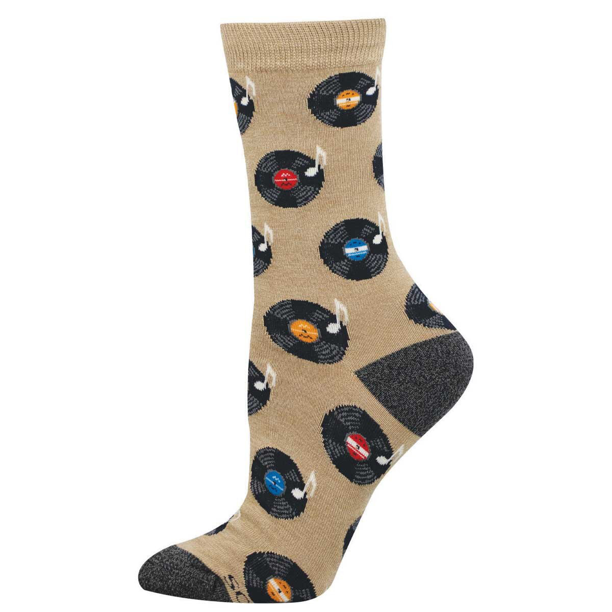 Vinyl Records Womens Socks