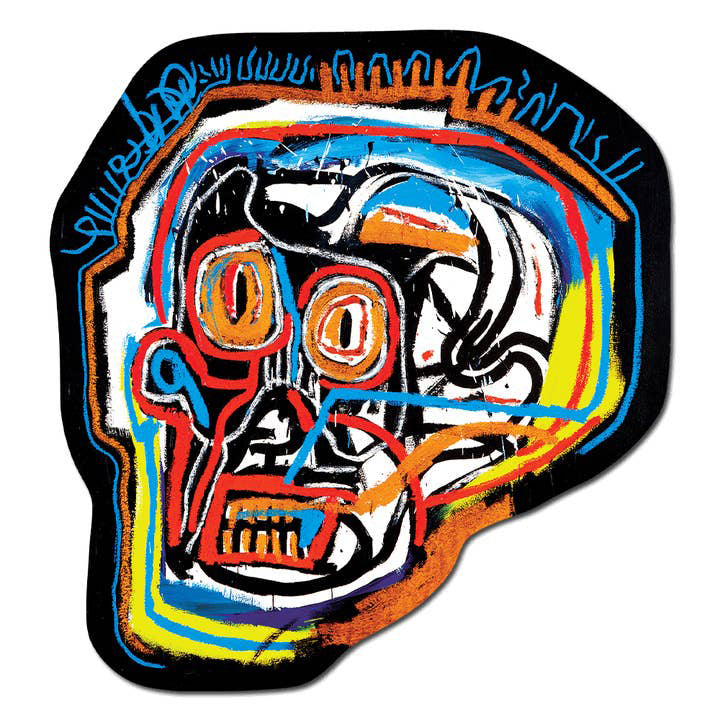 Jean Michel Basquiat Untitled Skull Sticker