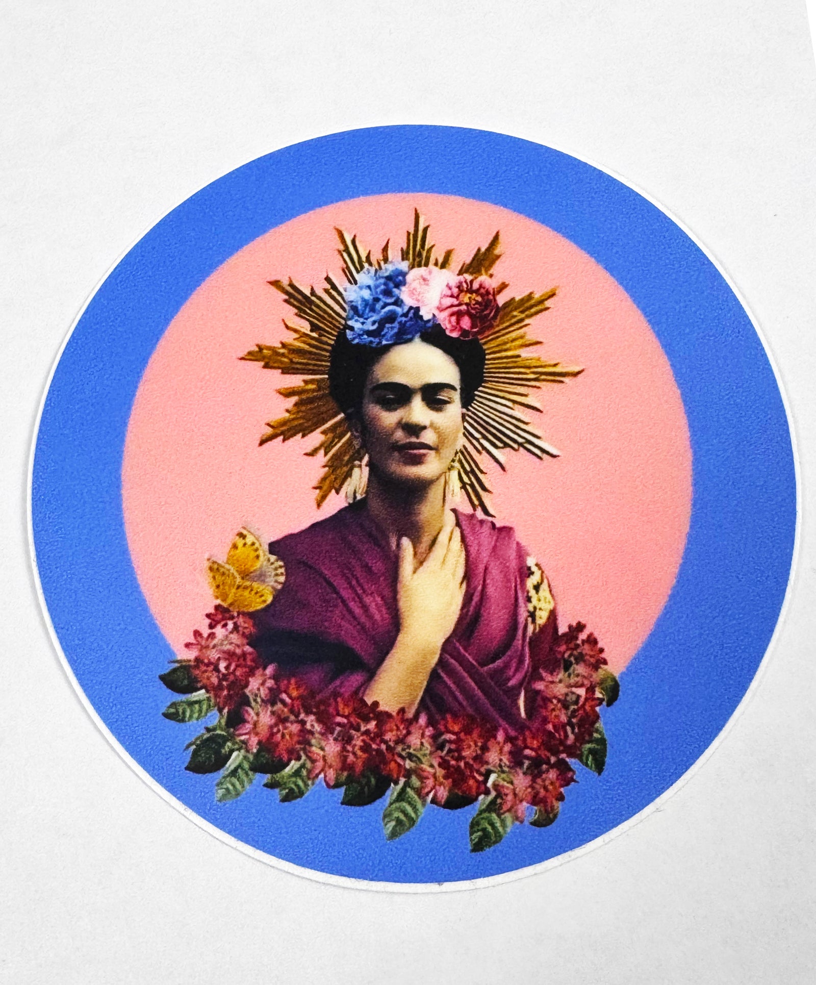 Frida Kahlo collaged Sticker