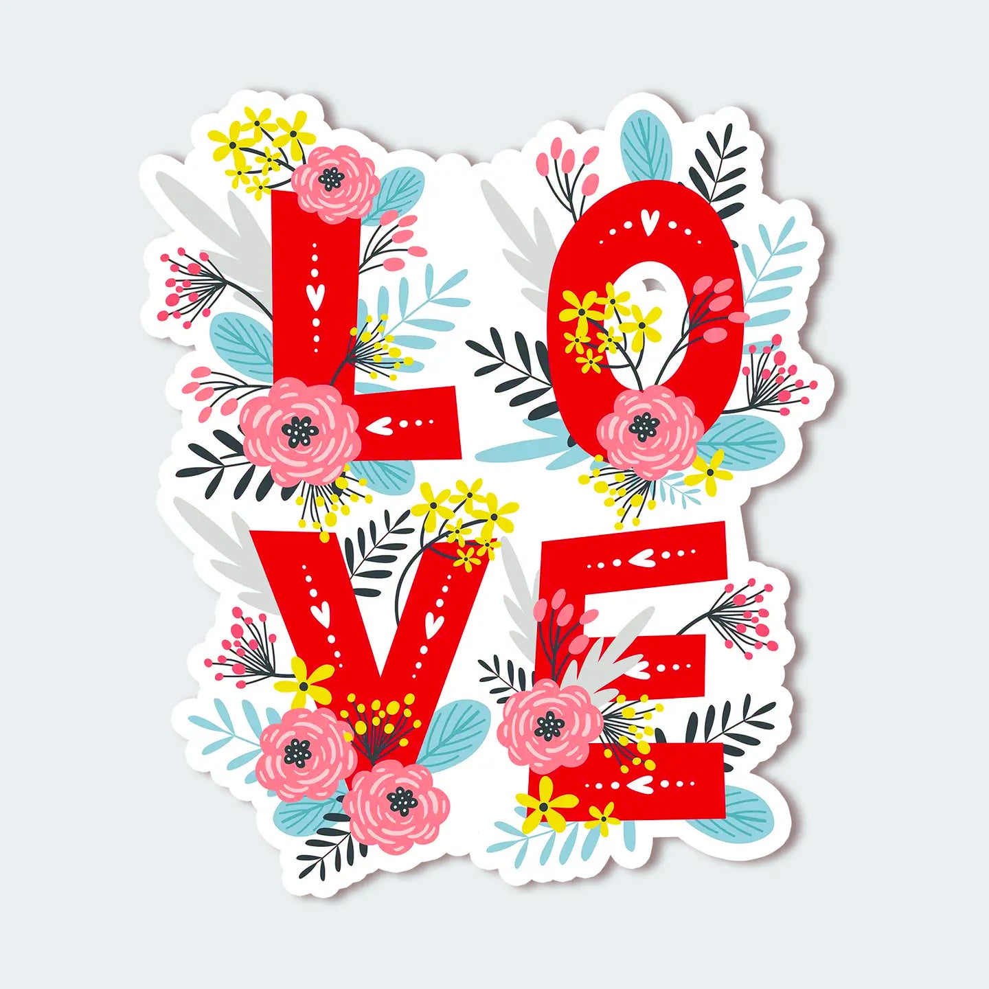 LOVE Bouquet Sticker