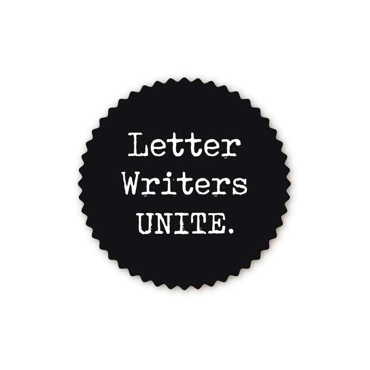 Letter Writers Unite Sticker