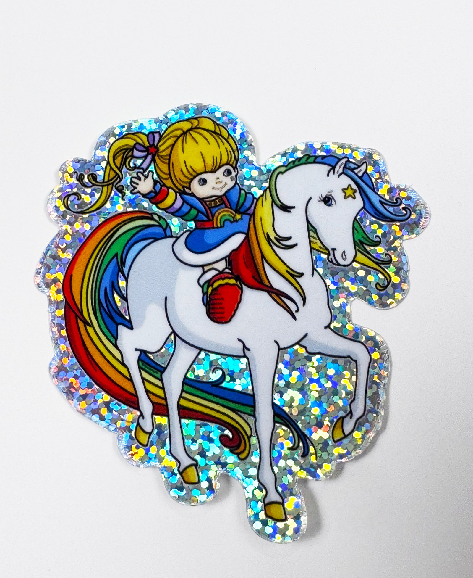 Rainbow Bright and Starlight Glitter Sticker