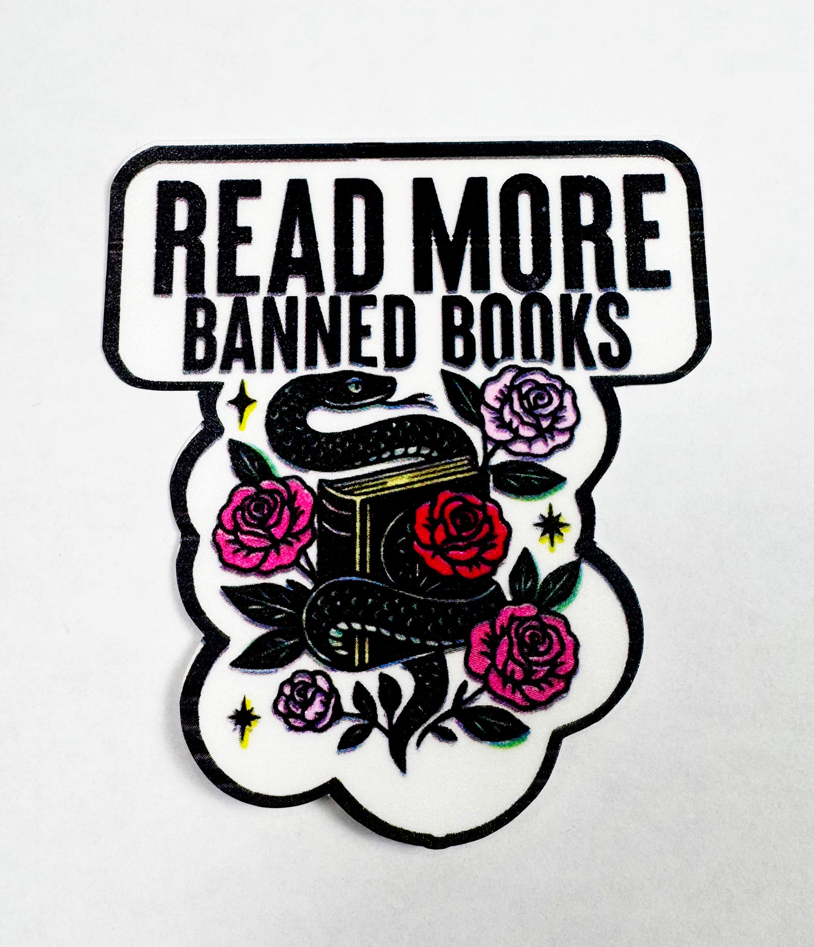 Read More Banned Books Sticker