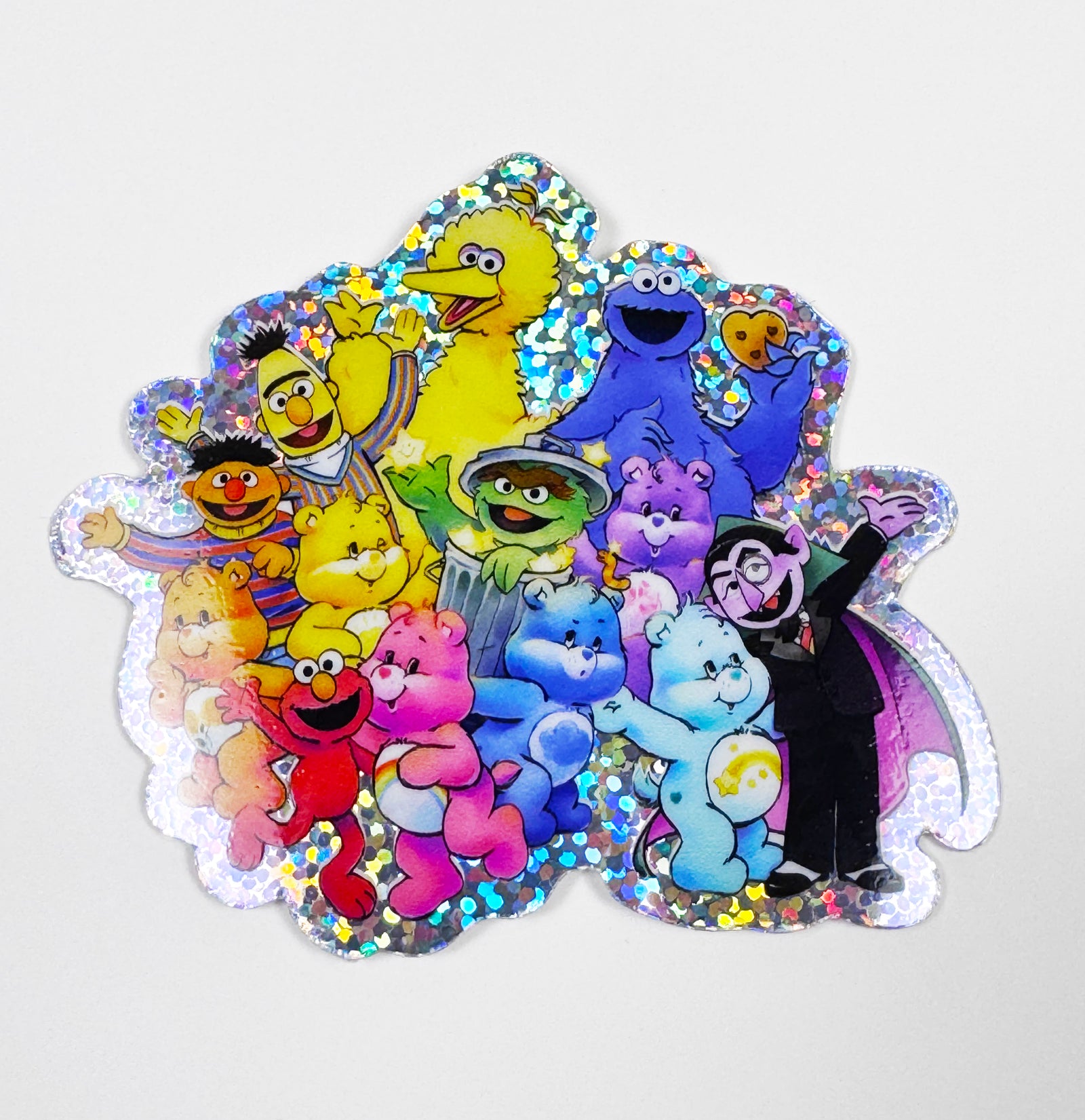 Retro Sesame Street and Care Bear Sticker