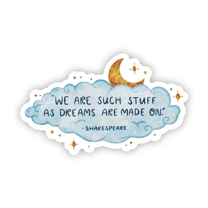 Shakespeare Dreams Sticker
