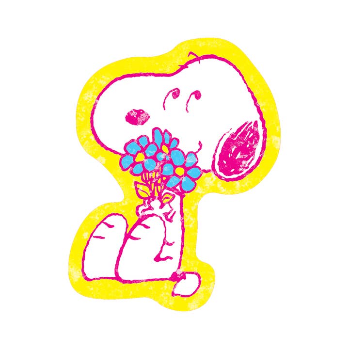 Snoopy Glitter Sticker