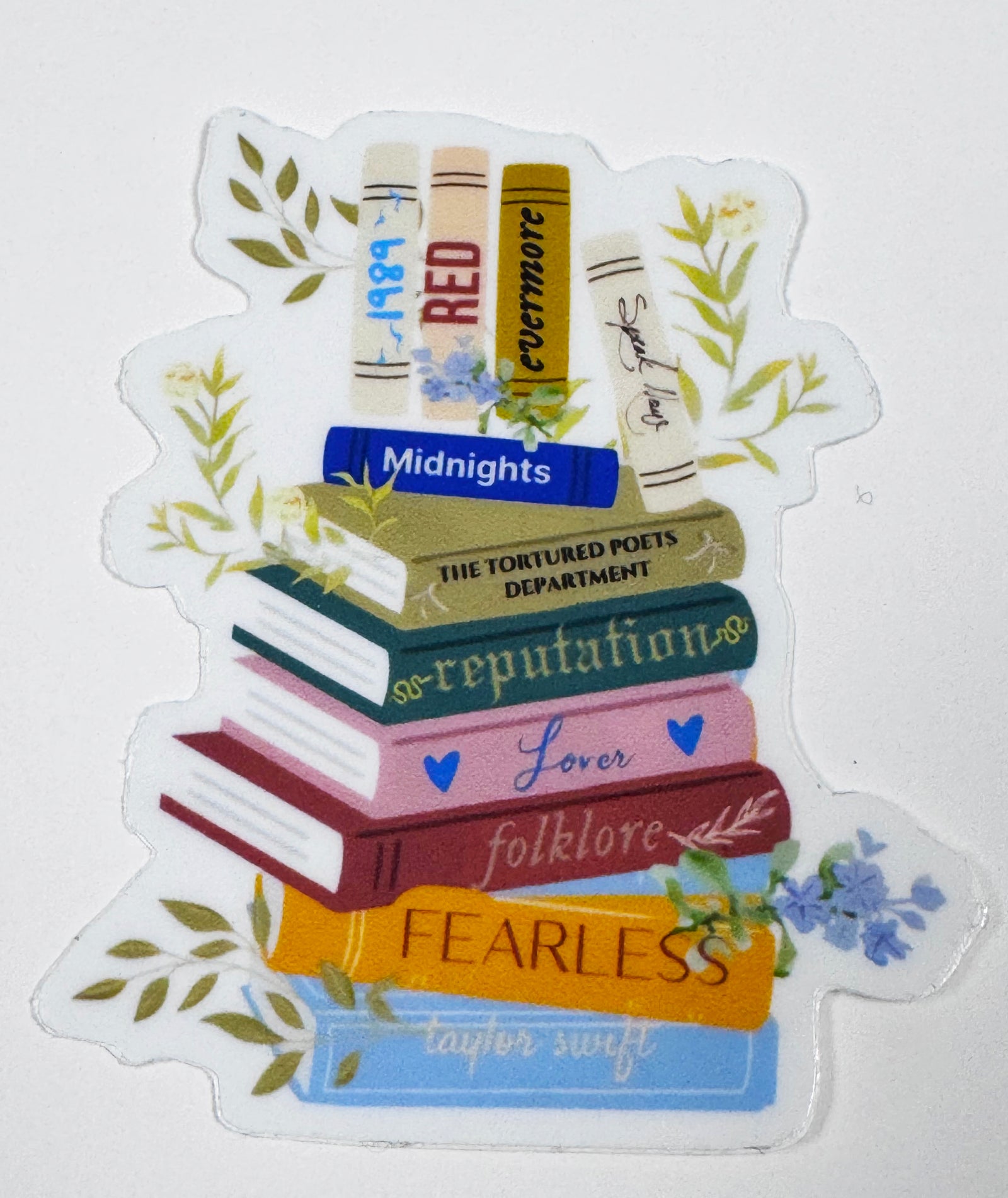 Taylor Swift Book Album Titles Stickers