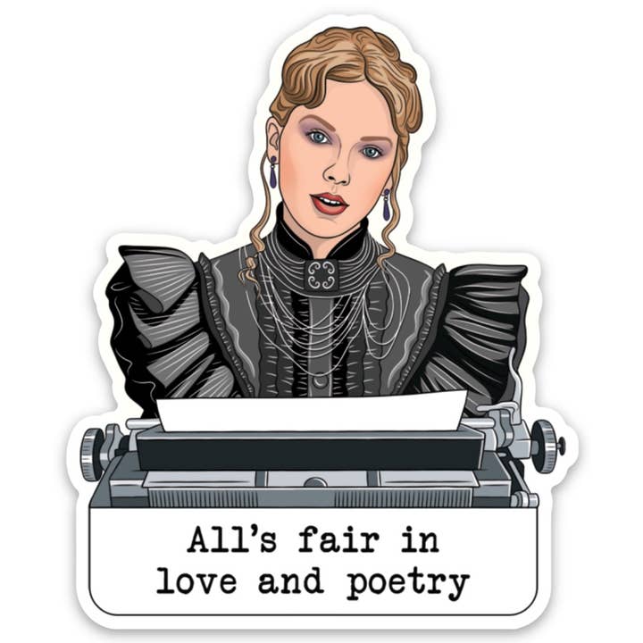 Taylor Swift The Tortured Poets Department Sticker