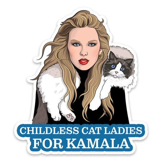 Taylor Swift Childless Cat Ladies for Kamala Harris