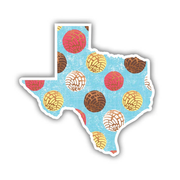 Texas Conchas Sticker