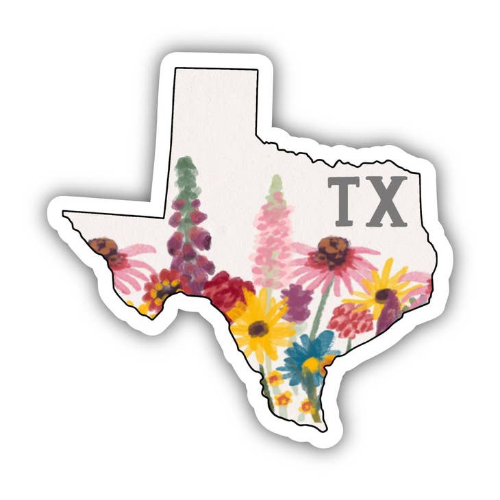 Texas Wildflowers Sticker