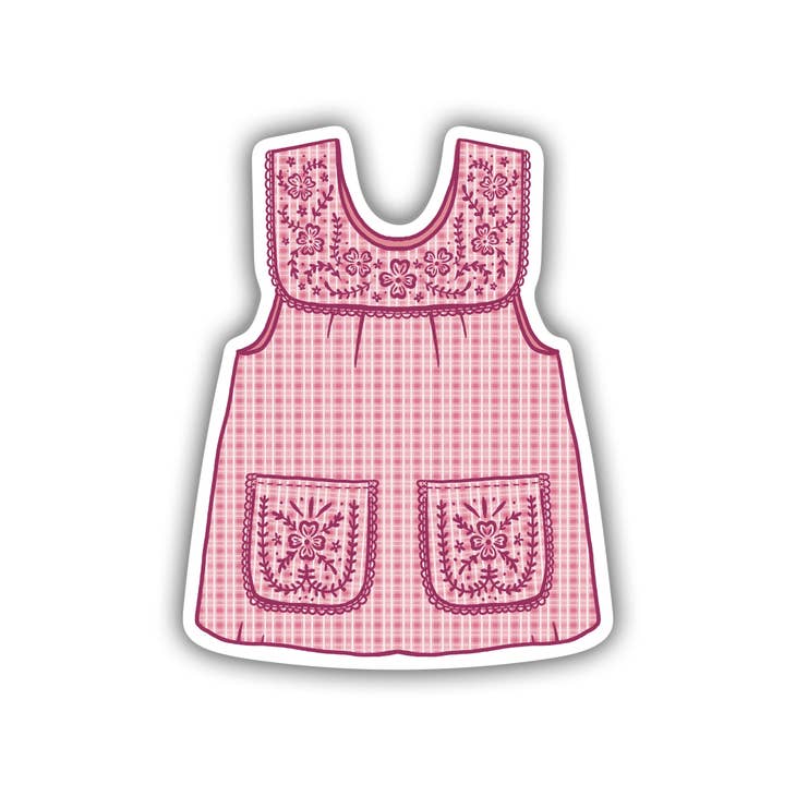 Abuelita in the Kitchen Apron Sticker