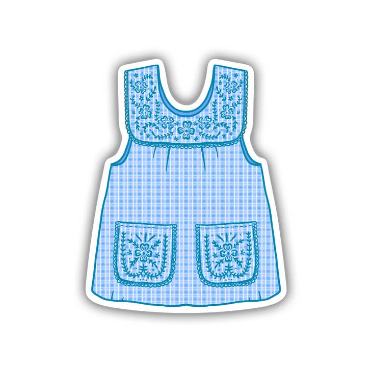 Abuelita in the Kitchen Apron Sticker