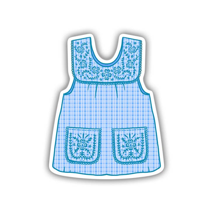 Abuelita in the Kitchen Apron Sticker