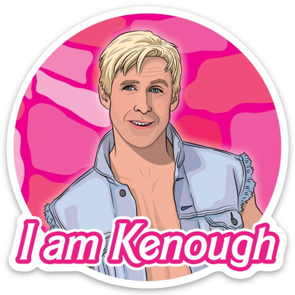 I Am Kenough Barbie-inspired Vinyl Decals for Tumblers and Resin Art