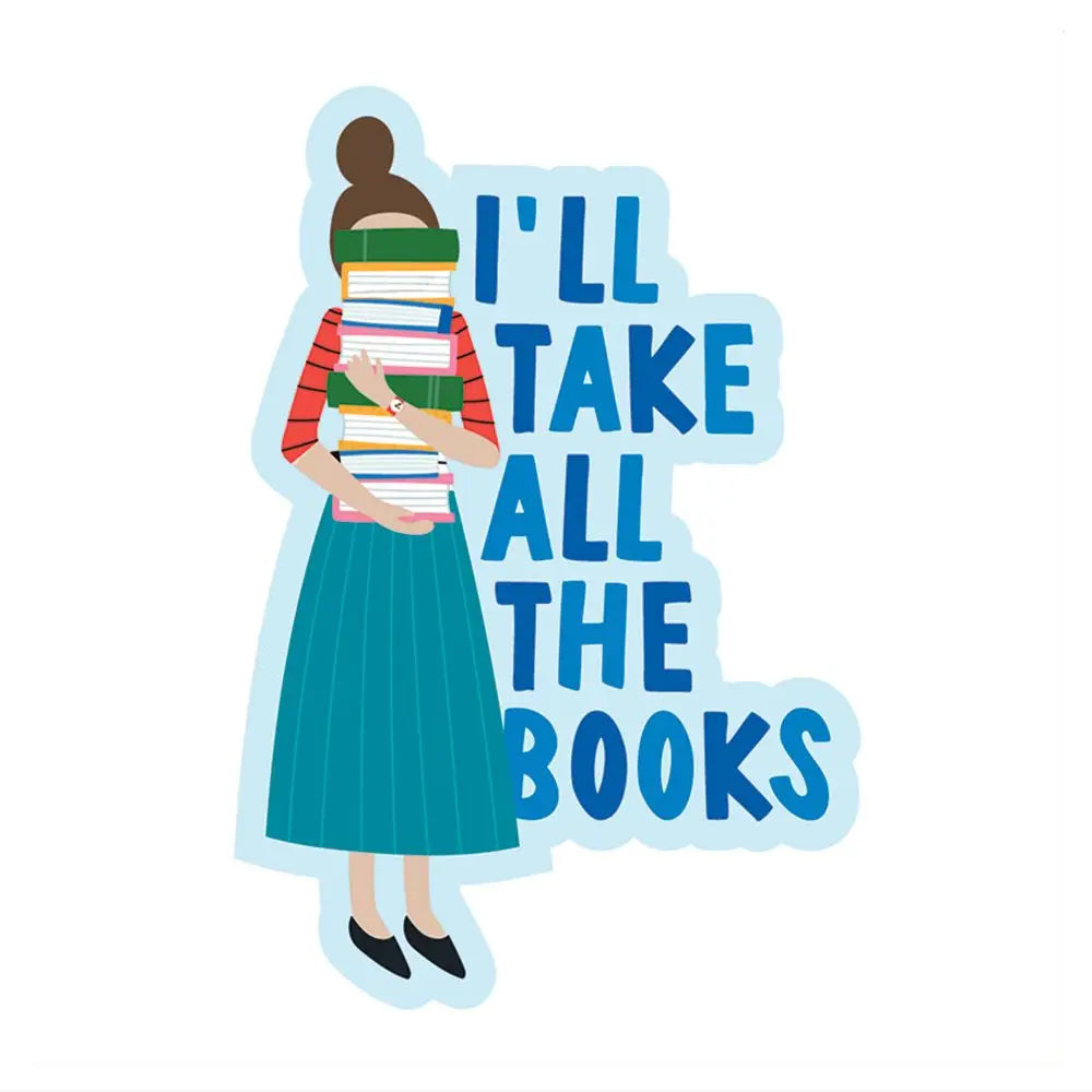 Book Lady Sticker