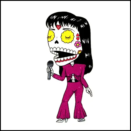 Selena Calavera Sticker