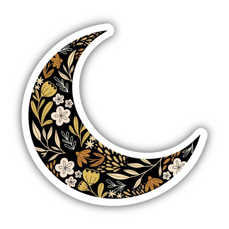 Harvest Crescent Moon Sticker