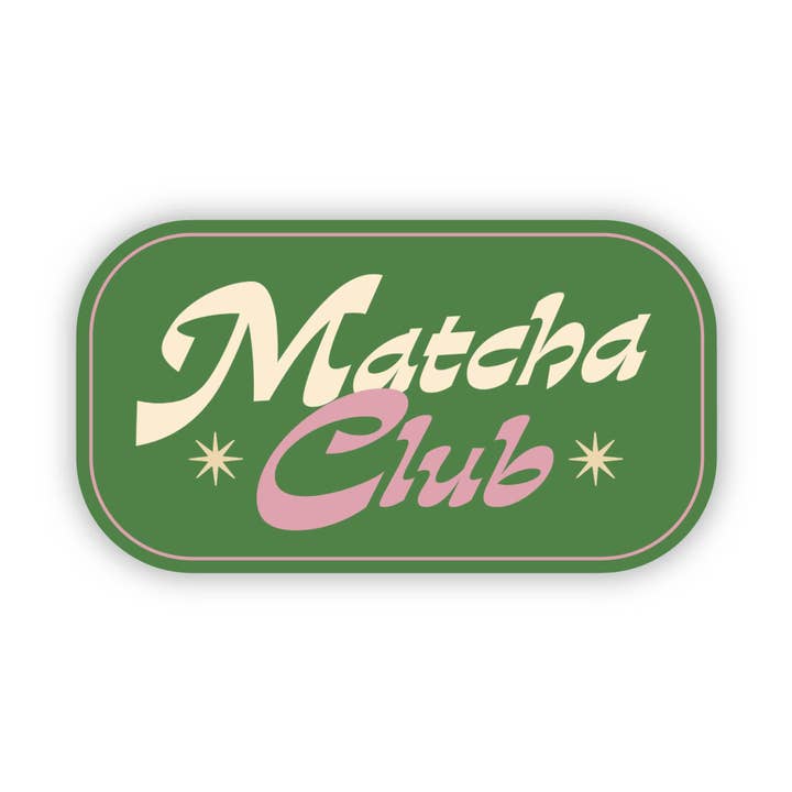 Matcha Club Sticker
