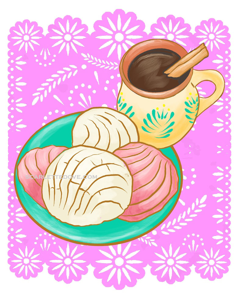 Pan Dulce and Papel Picado Sticker