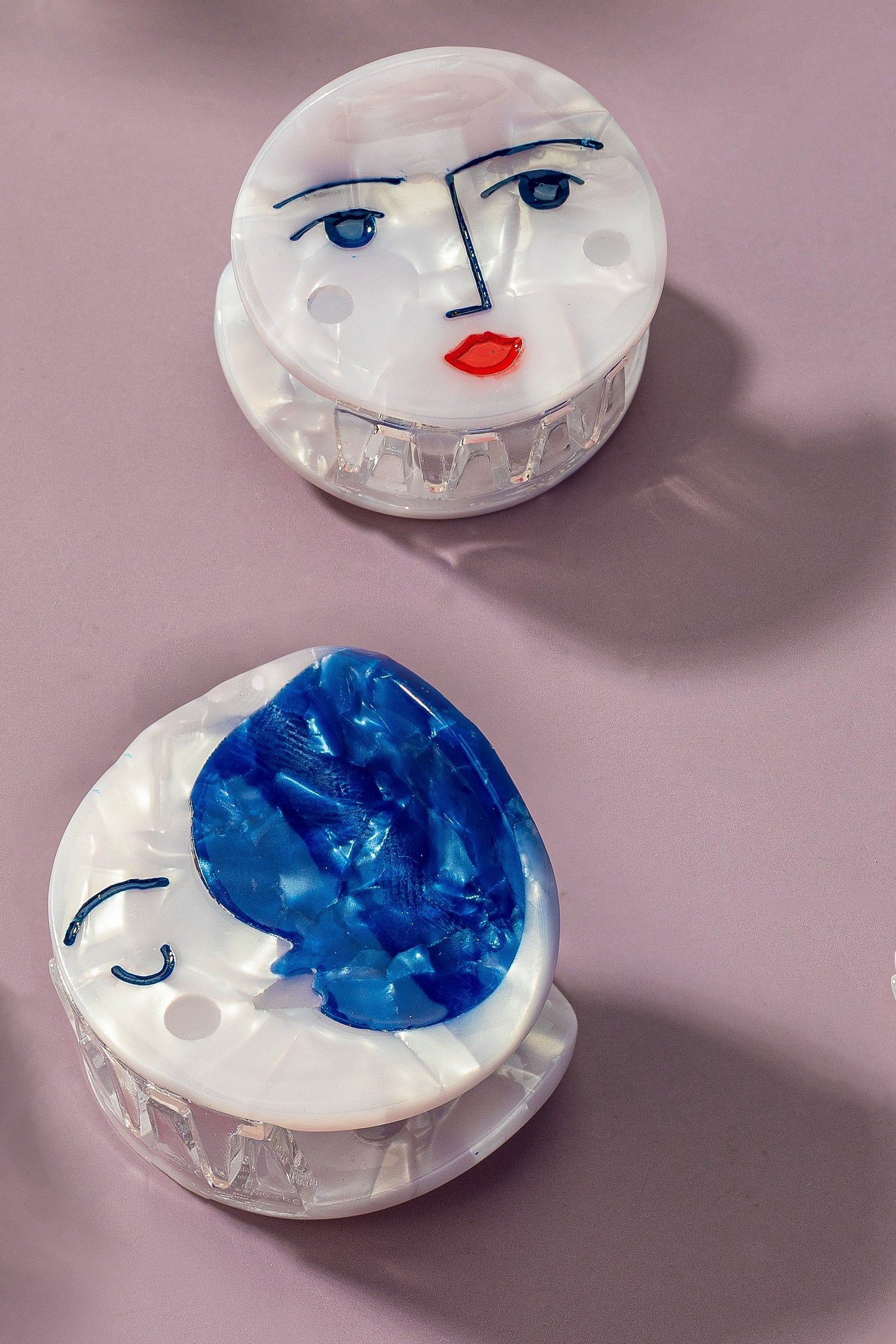 Sun and Moon Hair Claw Clip