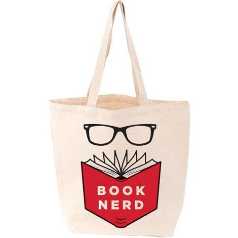 Book Nerd Tote Bag