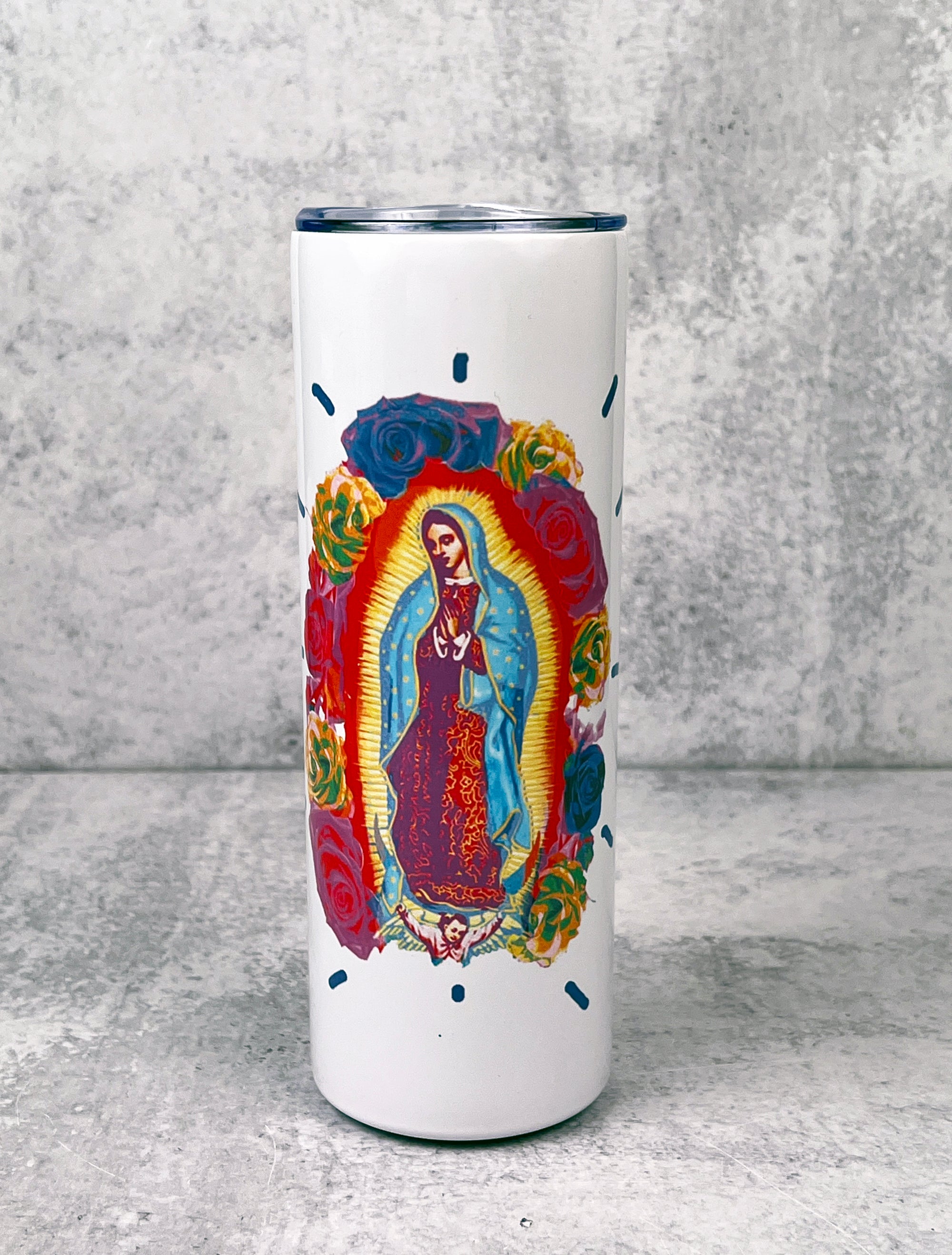 Colorfully Guadalupe Insulated Tumbler
