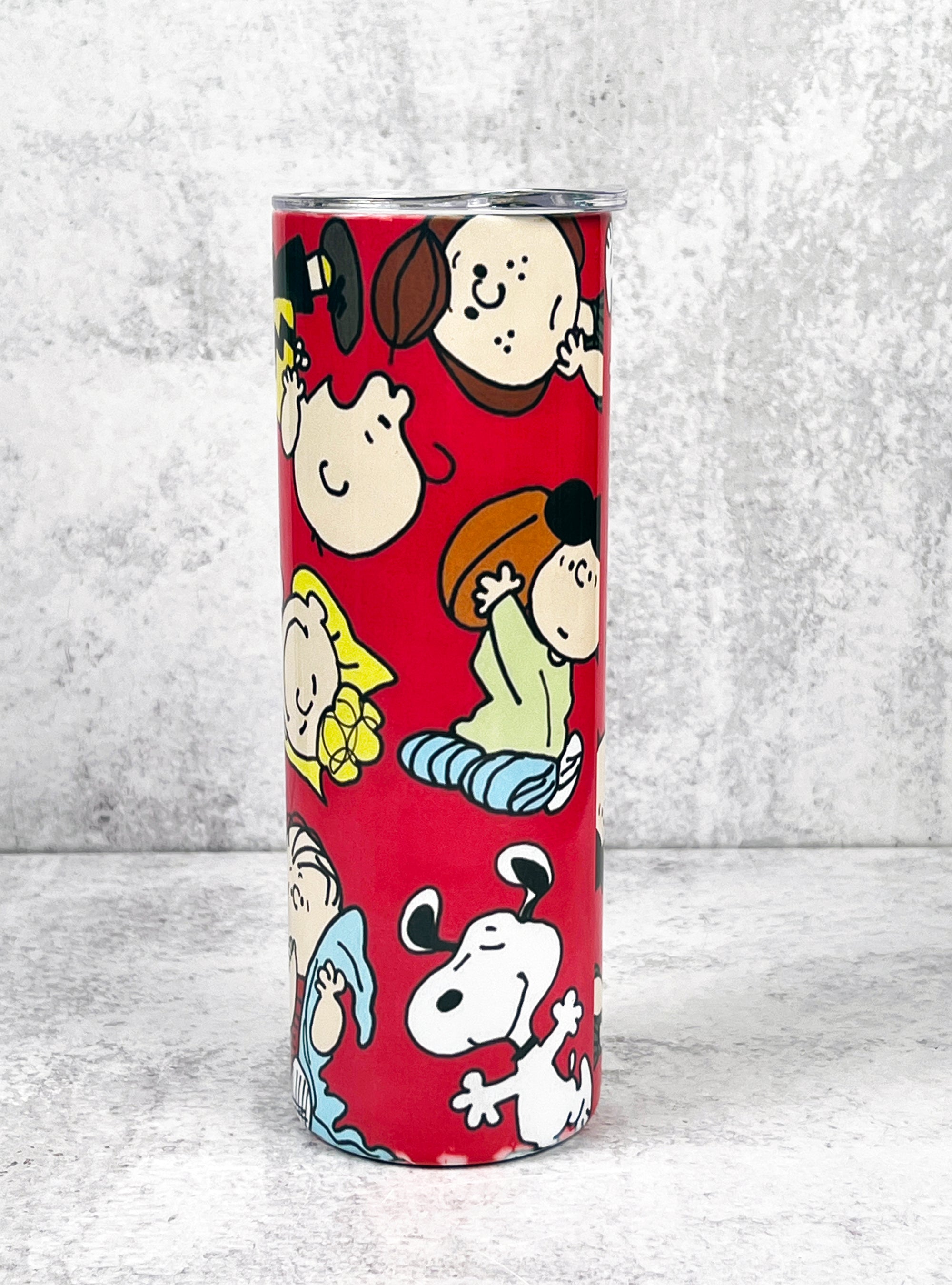 The Peanuts Gang Red Insulated Tumbler