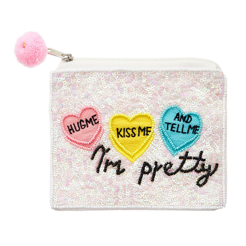 Tell Me I'm  Pretty Zipper Pouch
