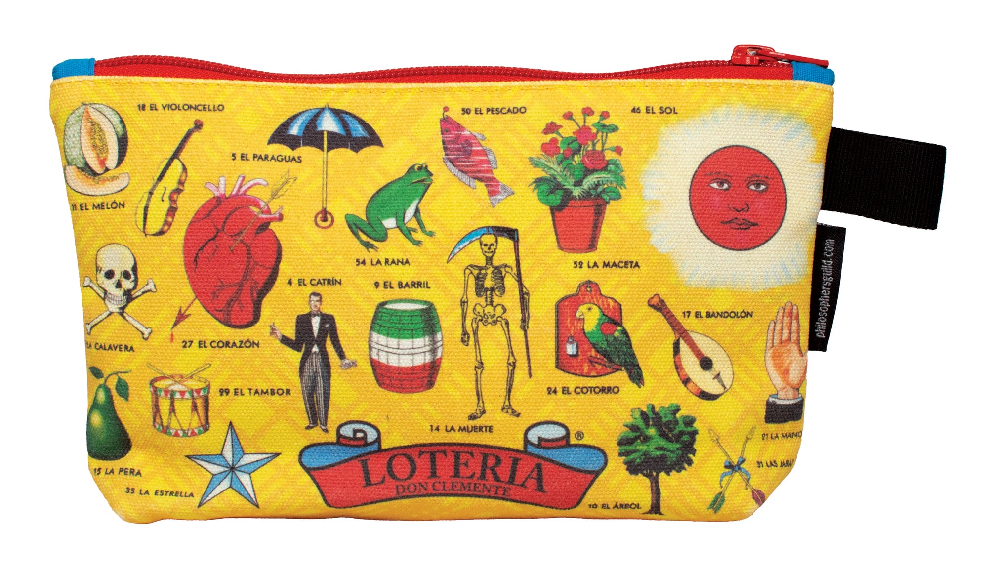 La Loteria Large Zipper Pouch