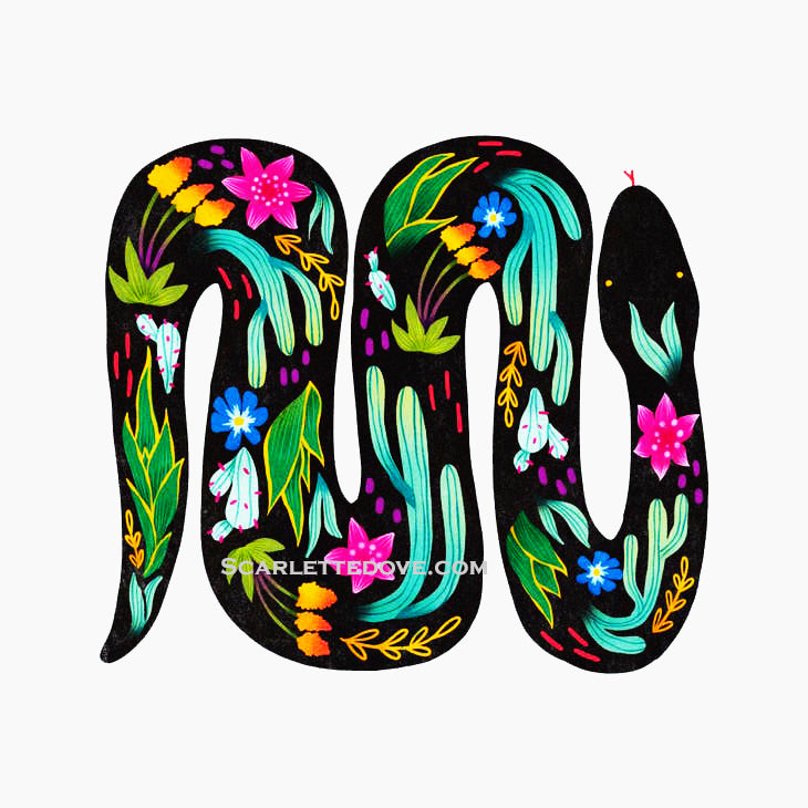 Desert Snake Sticker