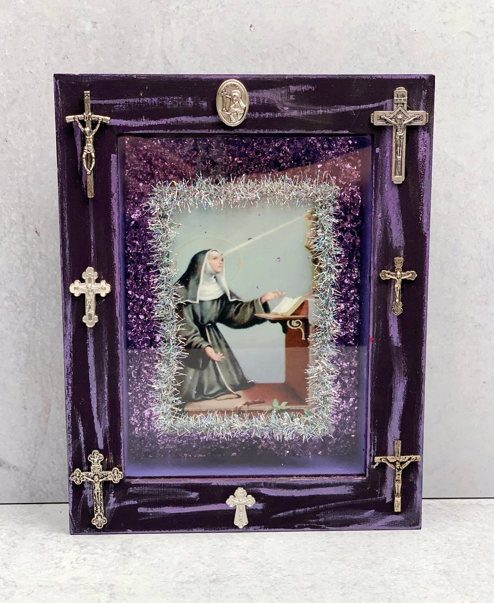 Saint Mixed Media Shrine