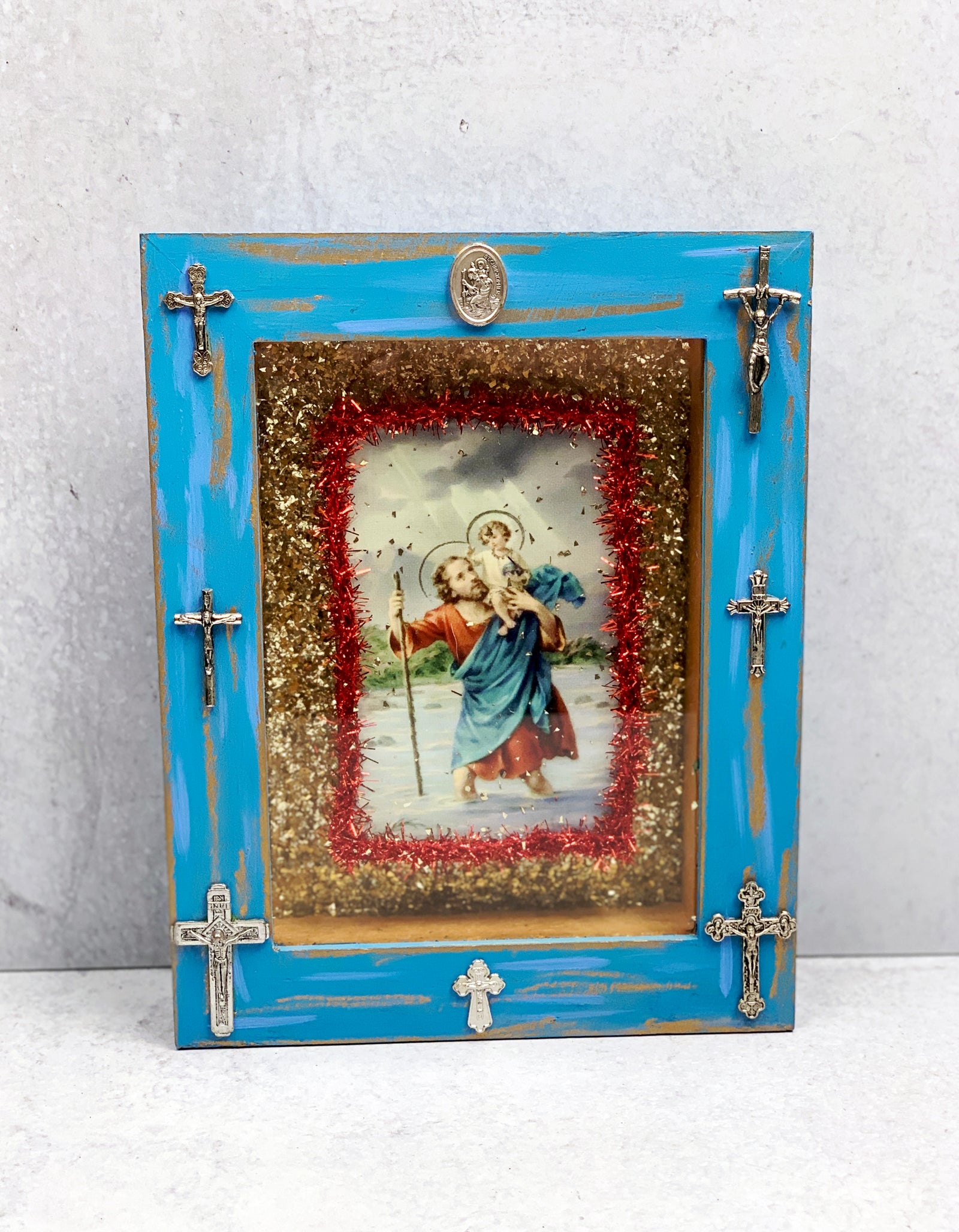 Saint Mixed Media Shrine