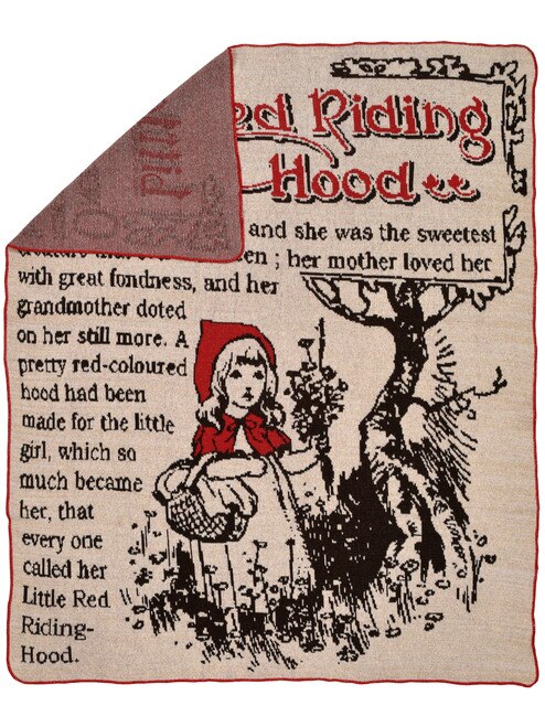 Little Red Riding Hood Throw Blanket