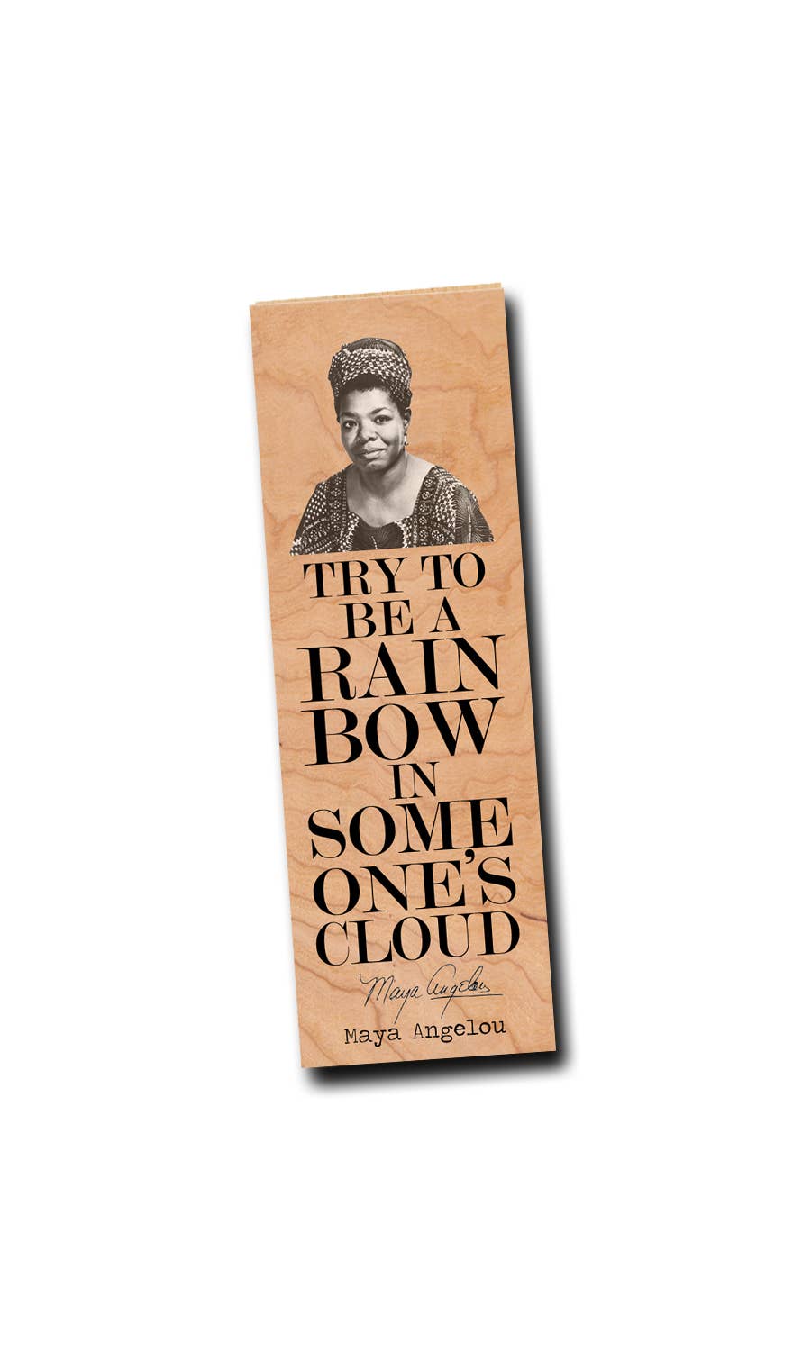 Maya Angelou Bookmark